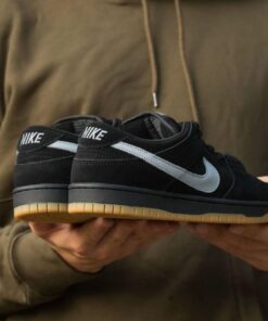 First Copy Nike SB Dunk Low Fog Black Gum - 2