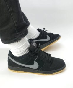 First Copy Nike SB Dunk Low Fog Black Gum - 3