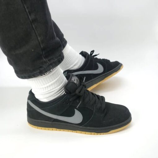 First Copy Nike SB Dunk Low Fog Black Gum - 3