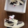 First Copy Nike Air Jordan Low Travis Scott UA Quality with BRAND BOX (White - Brown)