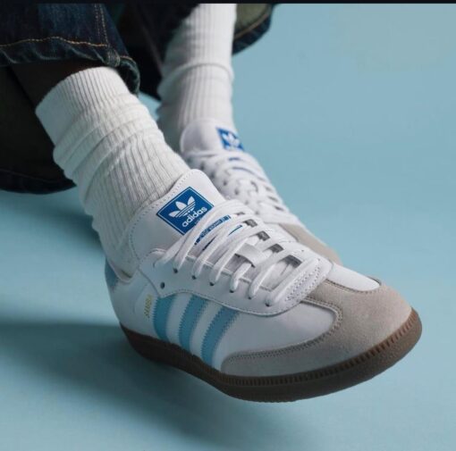 First Copy Adidas Samba (Blue) - 3