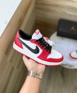 First Copy Nike Air Jordan’s Retro 1 low Chicago - Red - 5