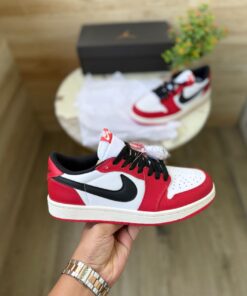 First Copy Nike Air Jordan’s Retro 1 low Chicago - Red - 4