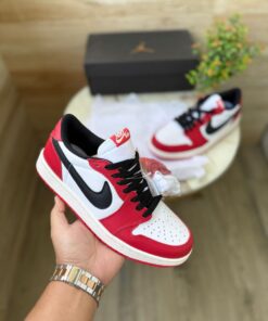 First Copy Nike Air Jordan’s Retro 1 low Chicago - Red - 2