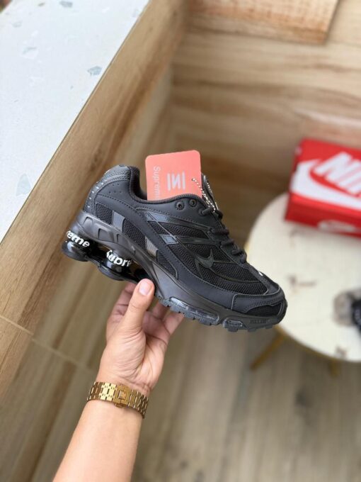 First Copy NIKE SHOX 2025 TRIPPLE BLACK SUPREME