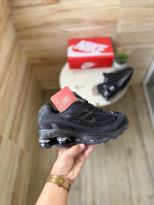 First Copy NIKE SHOX 2025 TRIPPLE BLACK SUPREME