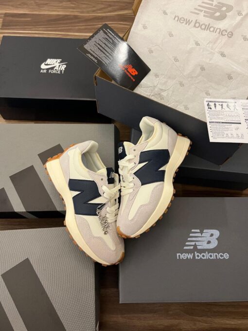 NEW BALANCE 327 (White blue) First Copy - Image 2