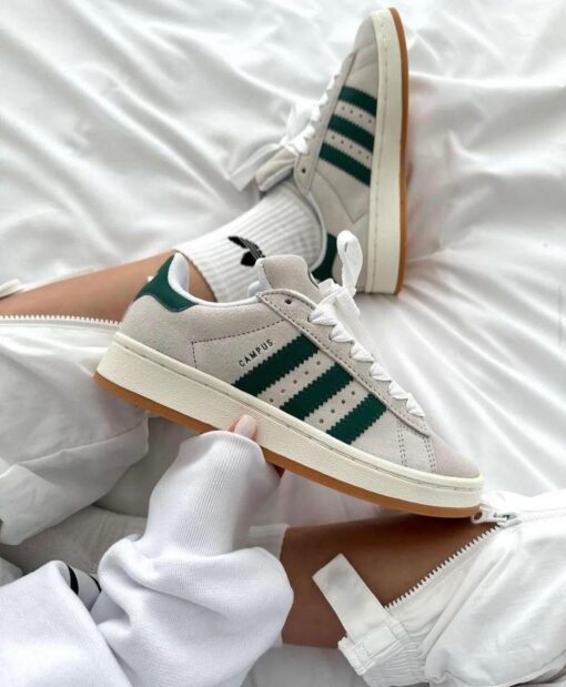 First Copy Adidas Campus (Grey Green) - 4