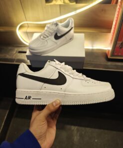 First Copy Nike Airforce 1 Black Swoosh - 3