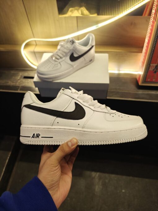 First Copy Nike Airforce 1 Black Swoosh - 3