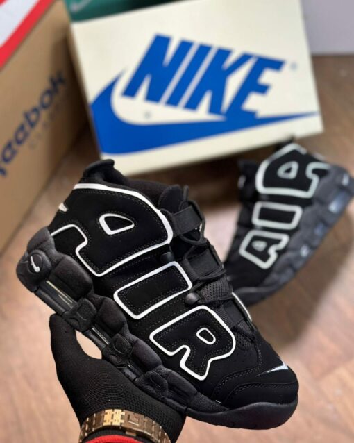 Nike Air Uptempo First Copy (Black) - 2