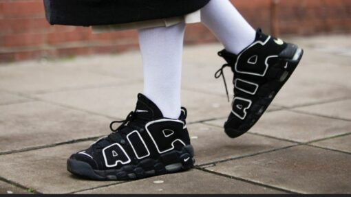Nike Air Uptempo First Copy (Black) - 4