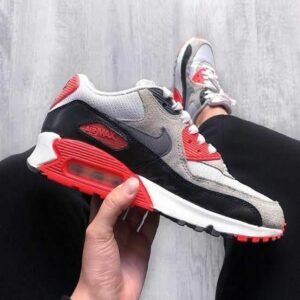first-copy-nike-airmax-90-grey-red