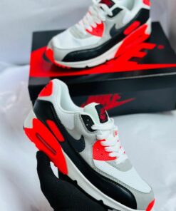 First Copy Nike Airmax 90 (Grey-Red) - 3