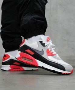 First Copy Nike Airmax 90 (Grey-Red) - 2