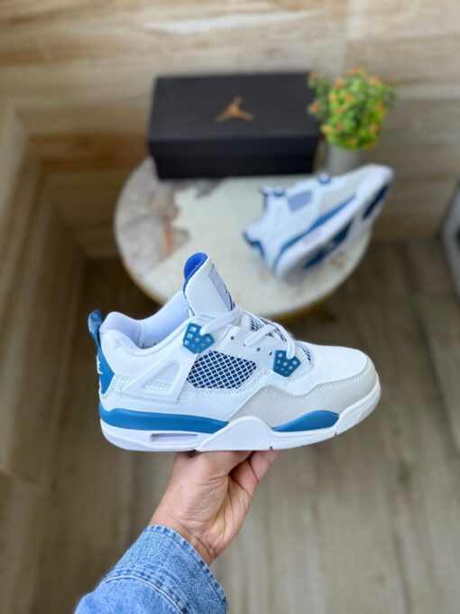 First Copy Nike Air Jordan 4 Retro (Military Blue) - 2