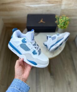 First Copy Nike Air Jordan 4 Retro (Military Blue) - 3