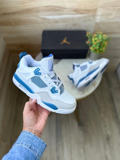 First Copy Nike Air Jordan 4 Retro (Military Blue) - 3