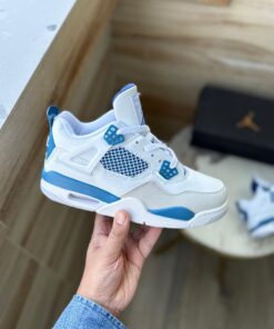 First Copy Nike Air Jordan 4 Retro (Military Blue) - 4