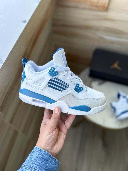 First Copy Nike Air Jordan 4 Retro (Military Blue) - 4