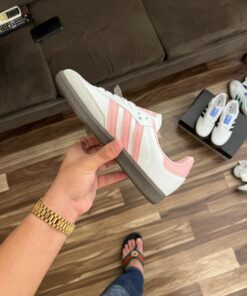 First Copy Adidas Samba For Her (White Pink) - 3