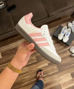 First Copy Adidas Samba For Her (White Pink) - 2