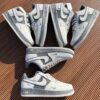 Nike Air Force 1 First Copy (White-Grey)