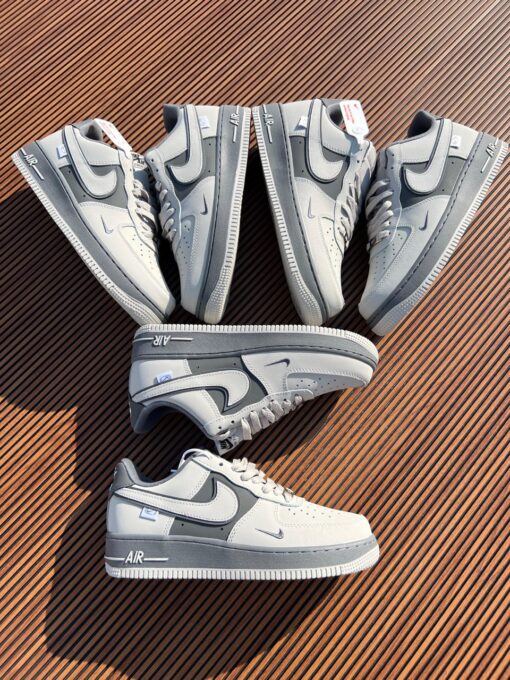 Nike Air Force 1 First Copy (White-Grey)