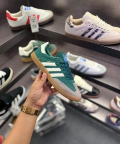 First Copy Adidas Samba 2023 (Grey Green) - 4
