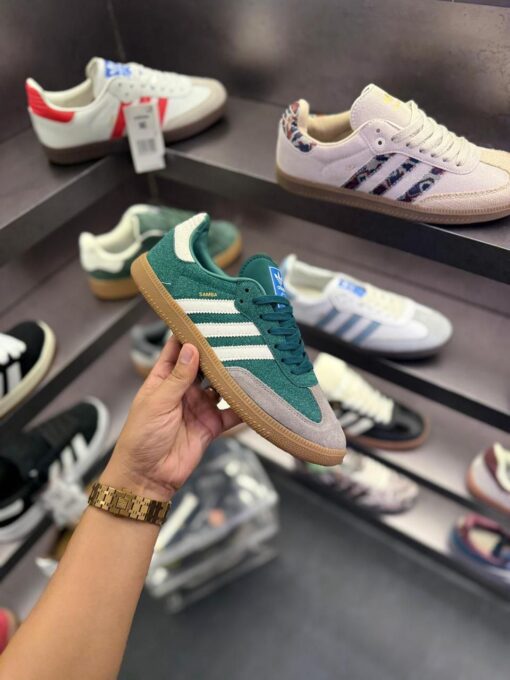 First Copy Adidas Samba 2023 (Grey Green) - 4