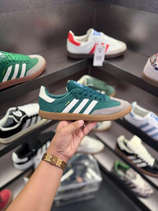 First Copy Adidas Samba 2023 (Grey Green) - 3
