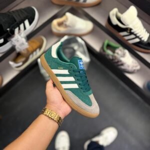 first-copy-adidas-samba-2023-grey-green-4