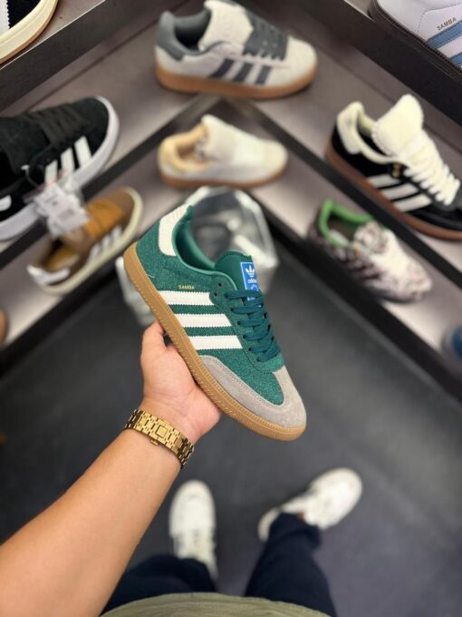 First Copy Adidas Samba 2023 (Grey Green)