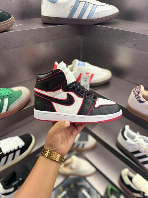 First Copy Nike Air Jordan Retro 1 Mid Bloodline - 4