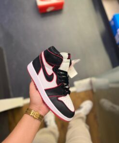 First Copy Nike Air Jordan Retro 1 Mid Bloodline - 4