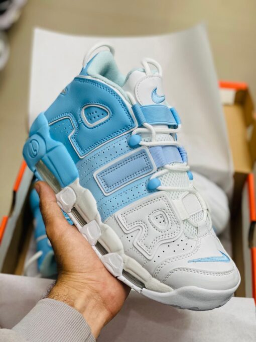 Nike Air Uptempo First Copy (Blue-White) - 3