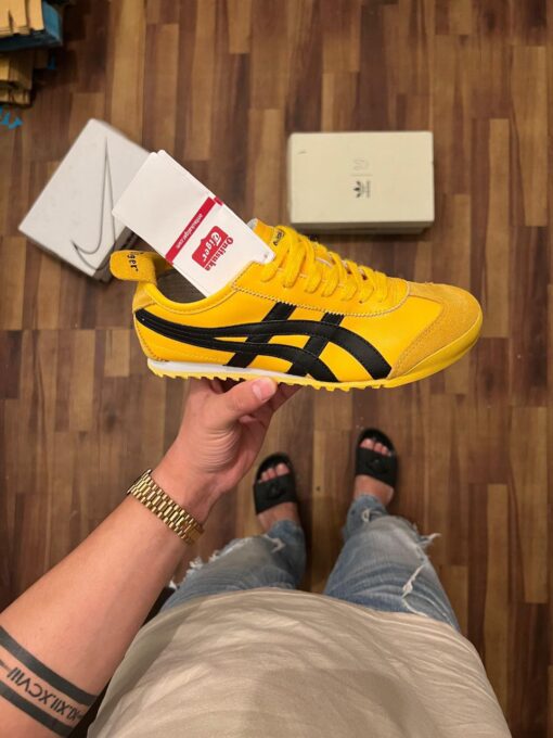 First Copy Onitsuka Tiger Leather (Yellow)