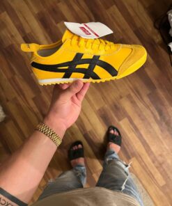 First Copy Onitsuka Tiger Leather (Yellow) - 2