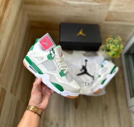Nike Air Jordan Retro 4 First Copy (Pine Green) - 3