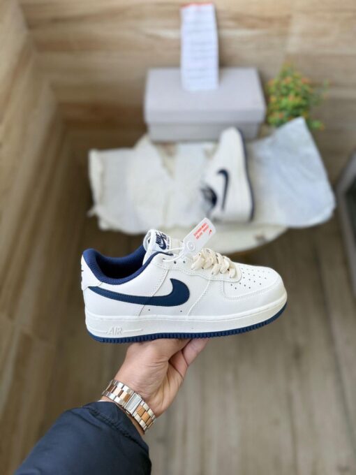First Copy Nike Airforce 1 White Navy - 4