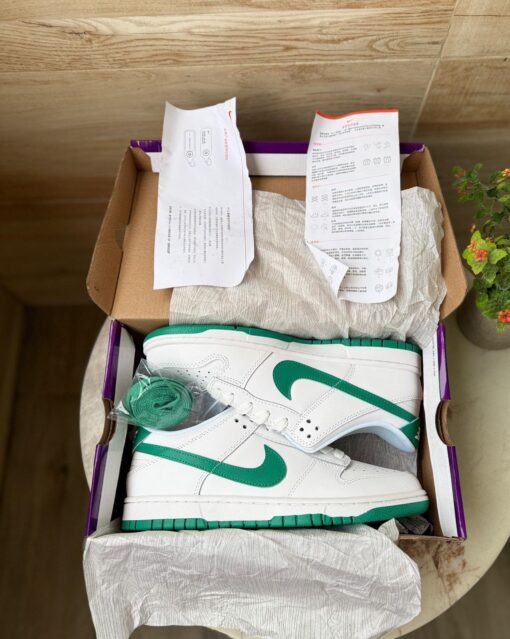 First Copy Nike SB Dunk Athletic (White Green)