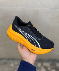 First Copy Puma MagMax Nitro Elite (Black-Yellow) - 2
