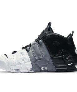 Nike Air Uptempo First Copy (Black Grey White) - 3