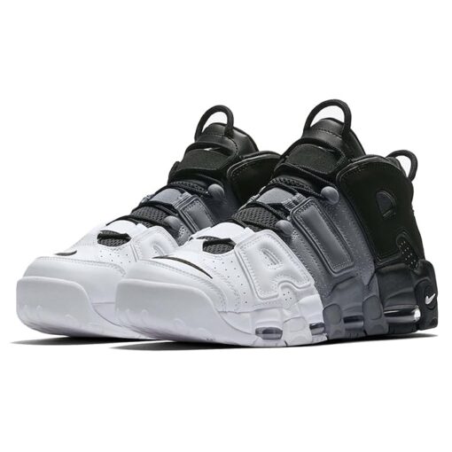 Nike Air Uptempo First Copy (Black Grey White)