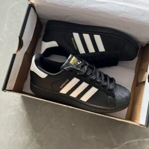 1st-copy-adidas-superstar-black-2