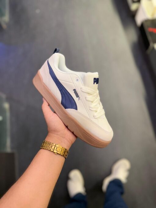 First Copy Puma Lifestyle Park (White Navy) - 2
