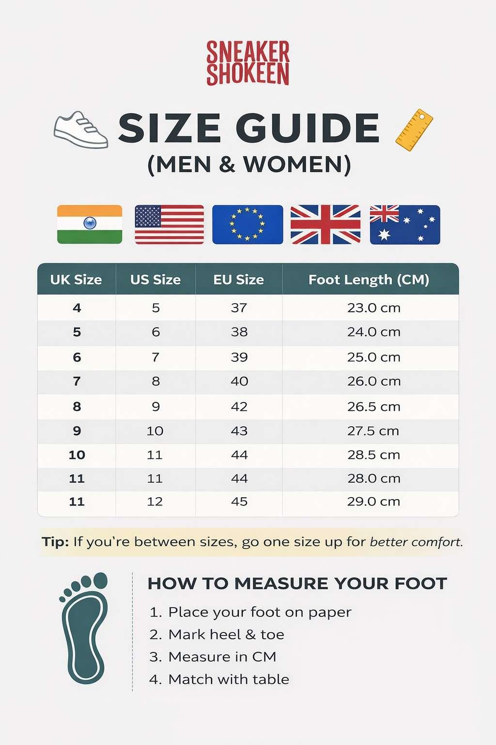 Size Guide