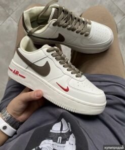 first-copy-nike-air-force-brown-swoosh-2