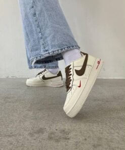 first-copy-nike-air-force-brown-swoosh-3