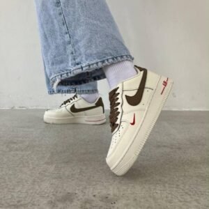 first-copy-nike-air-force-brown-swoosh-3